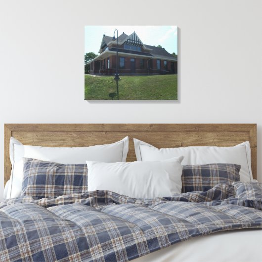 Herstelbare treinstel canvas afdruk (Insitu (Slaapkamer))