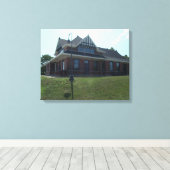 Herstelbare treinstel canvas afdruk (Insitu (Houten vloer))