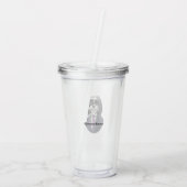 Herstelbare tumbler acryl drinkbeker (Achterkant)