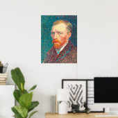 Herstelbare Vibrant Vincent Van Gogh Self Portret Poster (Thuiskantoor)