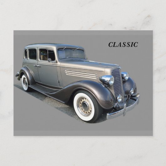 Herstelbare Vintage-auto Briefkaart (Voorkant)