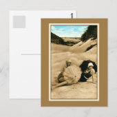 Herstelbare  zwemschoonheden, duinen briefkaart (Voorkant / Achterkant)