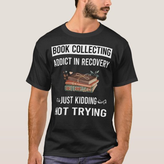 Herstelboek Verzamelboeken Bibliofiel T-shirt (Voorkant)