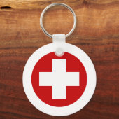 Herstelcentrum voor noodgevallen in het Zwitserse  Sleutelhanger (Voorkant)