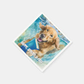 Hersteld Honden Big Book Herstel | Aangepaste teks Servet (Hoek)