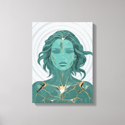 Hersteld II A – Kunst van Genezing en Evenwicht Canvas Afdruk (Voorkant)