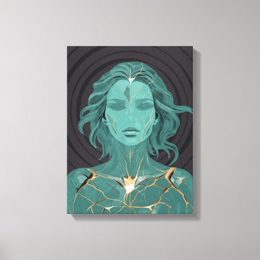 Hersteld II B – Healing en Balance Kunst Canvas Afdruk (Voorkant)