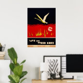  hersteld sparen onze wilde zwemmer poster (Thuiskantoor)