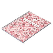 Hersteldagboek Roze Rozen Notitieboek (Linkerzijde)