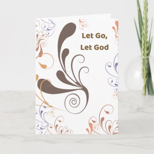 Hersteldatum Laat Los Laat God Wervelingen Kaart (Voorkant)