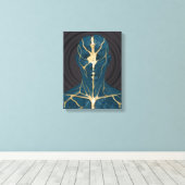 Herstelde I B – Healing en Balance Kunst Canvas Afdruk (Insitu (Houten vloer))