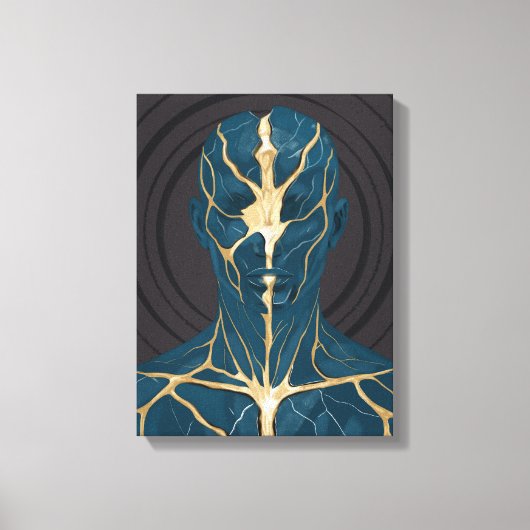 Herstelde I B – Healing en Balance Kunst Canvas Afdruk (Voorkant)