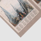  herstelde infografische bergplaats, ontkoppeling tissuepapier (Detail)