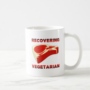 Herstelde Vegetariër Grappige Mok