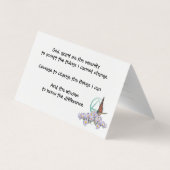 herstelgroepnummerkaart visitekaartje (Achterkant)