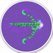 Herstellen van Nightmares Logo vinylsticker Sticker (Voorkant)