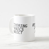 Herstellende Geluidsverslaafde Koffiemok (Voorkant links)