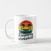 Herstellende workaholic | Grappige vakantiebeker Koffiemok (Links)