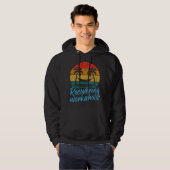 Herstellende Workaholic | Pret Vakantie Hoodie (Voorkant volledig)