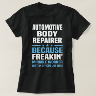 Hersteller van een autocarrosserie t-shirt