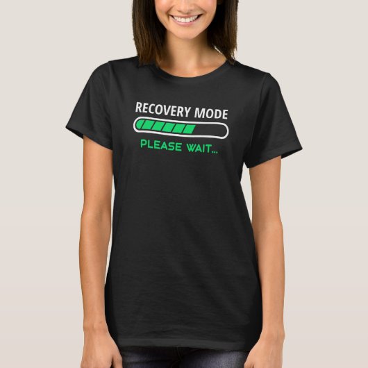 Herstelmodus Aan Gebroken Botten Blessure Herstelt T-shirt (Voorkant)