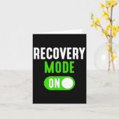 Herstelmodus Aan Genees Snel Grappig Blessure Cade Kaart (Gele Bloem)