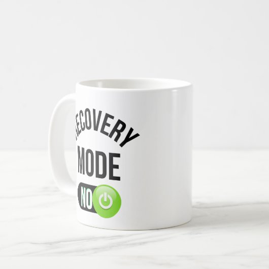 Herstelmodus ingeschakeld koffiemok (Voorkant links)