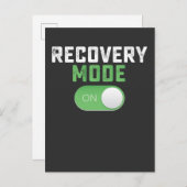 Herstelmodus op een goed moment uitnodiging briefkaart (Voorkant / Achterkant)