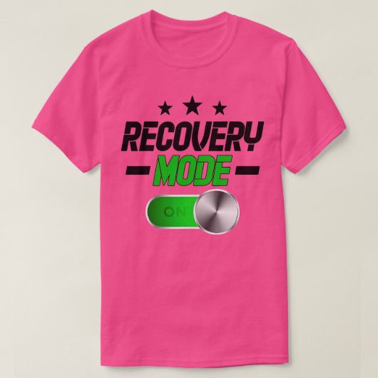 Herstelmodus op goed cadeau funny letsel (1) t-shirt (Design voorkant)