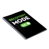 Herstelmodus op goed cadeau schitterende schade notitieboek (Rechterzijde)