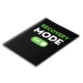 Herstelmodus op goed cadeau schitterende schade notitieboek (Linkerzijde)