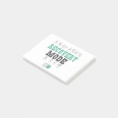 Herstelmodus op welbevinden - binnenkort doofgebar post-it® notes (Schuin)