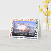 Herstelslogan Acceptatiekaart 25 Kaart (Gele Bloem)