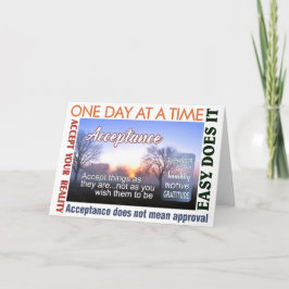 Herstelslogan Acceptatiekaart 25 Kaart