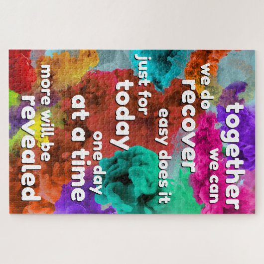 Herstelslogan Puzzle Legpuzzel (Horizontaal)