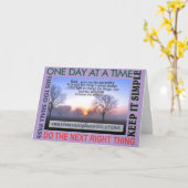 herstelslogan-verstandskaart 25 kaart (Gele Bloem)