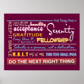 herstelslogans 17 poster (Voorkant)