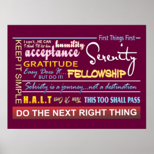 herstelslogans 17 poster