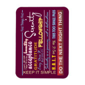 herstelslogans 20 magneet (Verticaal)