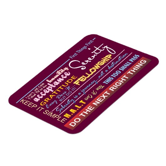 herstelslogans 20 magneet (Linkerzijde)