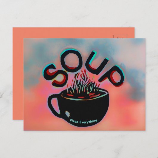 Herstelsoep Lost Alles Op Briefkaart (Voorkant / Achterkant)