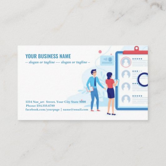 Herstelstrategie Visitekaartje (Achterkant)