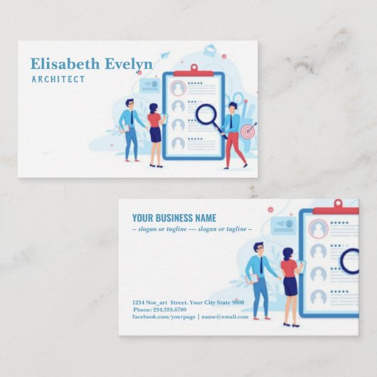 Herstelstrategie Visitekaartje (Voorkant / Achterkant)