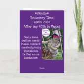 Hersteltijdkaart nodig kaart (Achterkant)