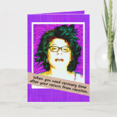 Hersteltijdkaart nodig kaart (Voorkant)