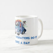 Herstelvoertuig op maat gesneden koffiemok (Voorkant rechts)