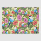 Herstelvogel en Hibiscussen Tissuepapier (Voorkant)