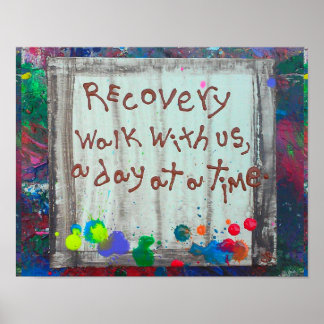 herstelwandeling met ons per dag poster