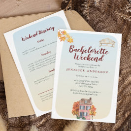 Herstfavorieten Rustic Bachelorette Weekend Kaart