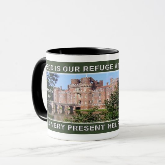 HERSTMONCEUX CASTLEmug Mok (Voorkant links)